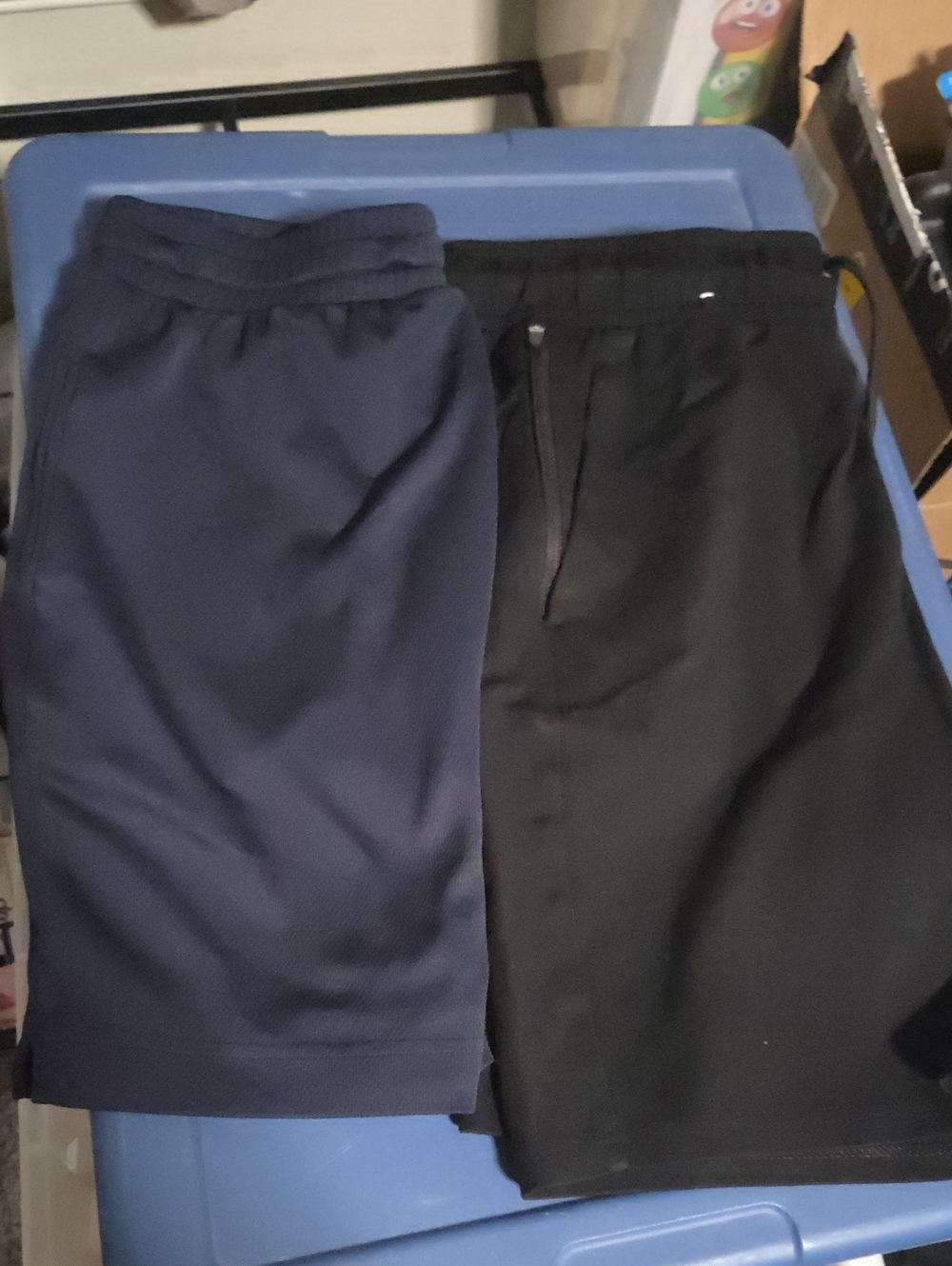 Kids Athletic Shorts Set - Navy and Black